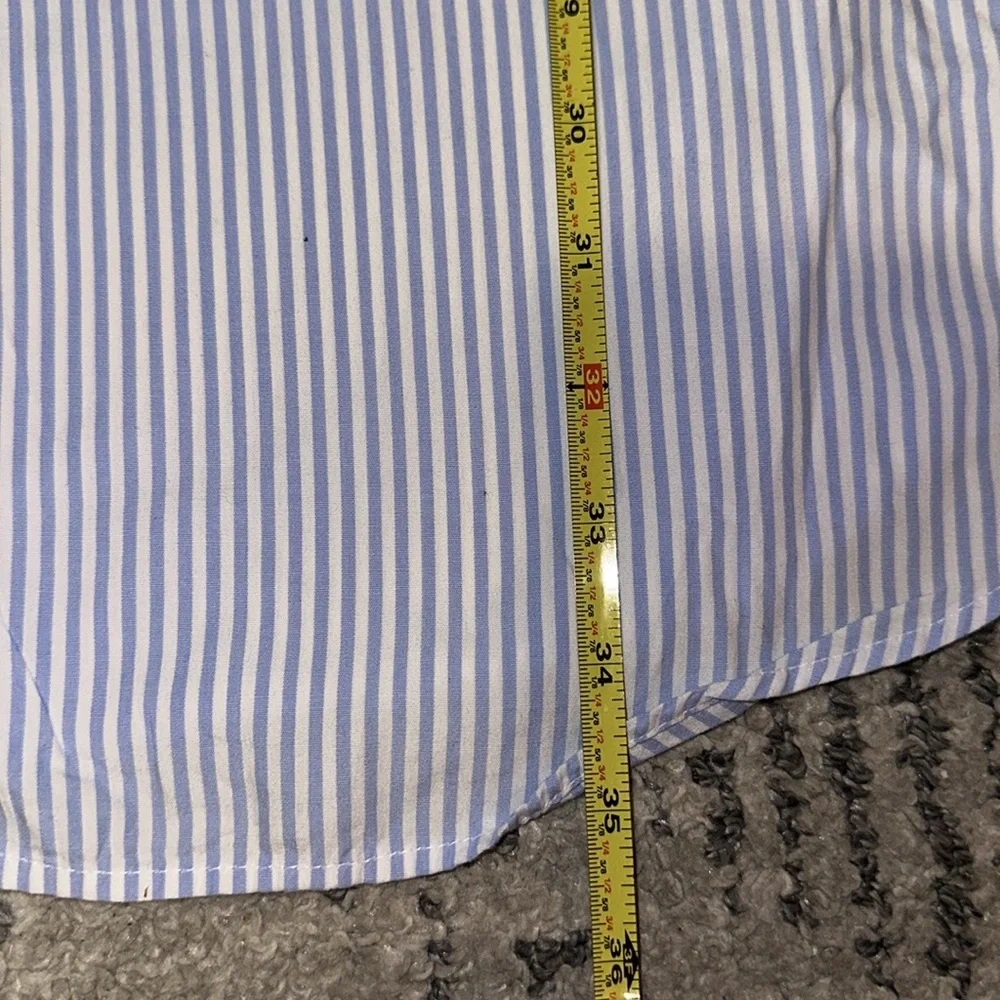 Lauren Ralph Lauren‎ Striped Tunic/Dress with Embroidered RLL on pocket size L